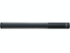 This is a photo of the Sanken CSR-2 microphone. It is shown on its side. The microphone is black.