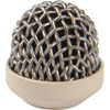 This is the Sanken WS-11 Metal mesh windscreen. It is shown in the colour beige. It is at a front facing view.