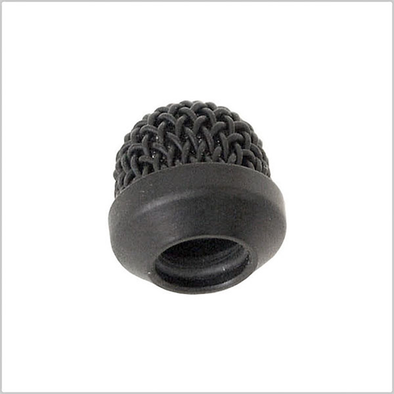 This is the Sanken WS-11 Metal mesh windscreen. It is shown in the colour black. It is at a front facing view.