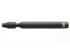 This is a photo of the CO-100K Sanken microphone. The microphone is black and on a front facing up right view.