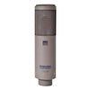 This is a photo of the Sanken CU-55. It is shown at a front facing view. Shown in a light grey/brown colour on a white background.